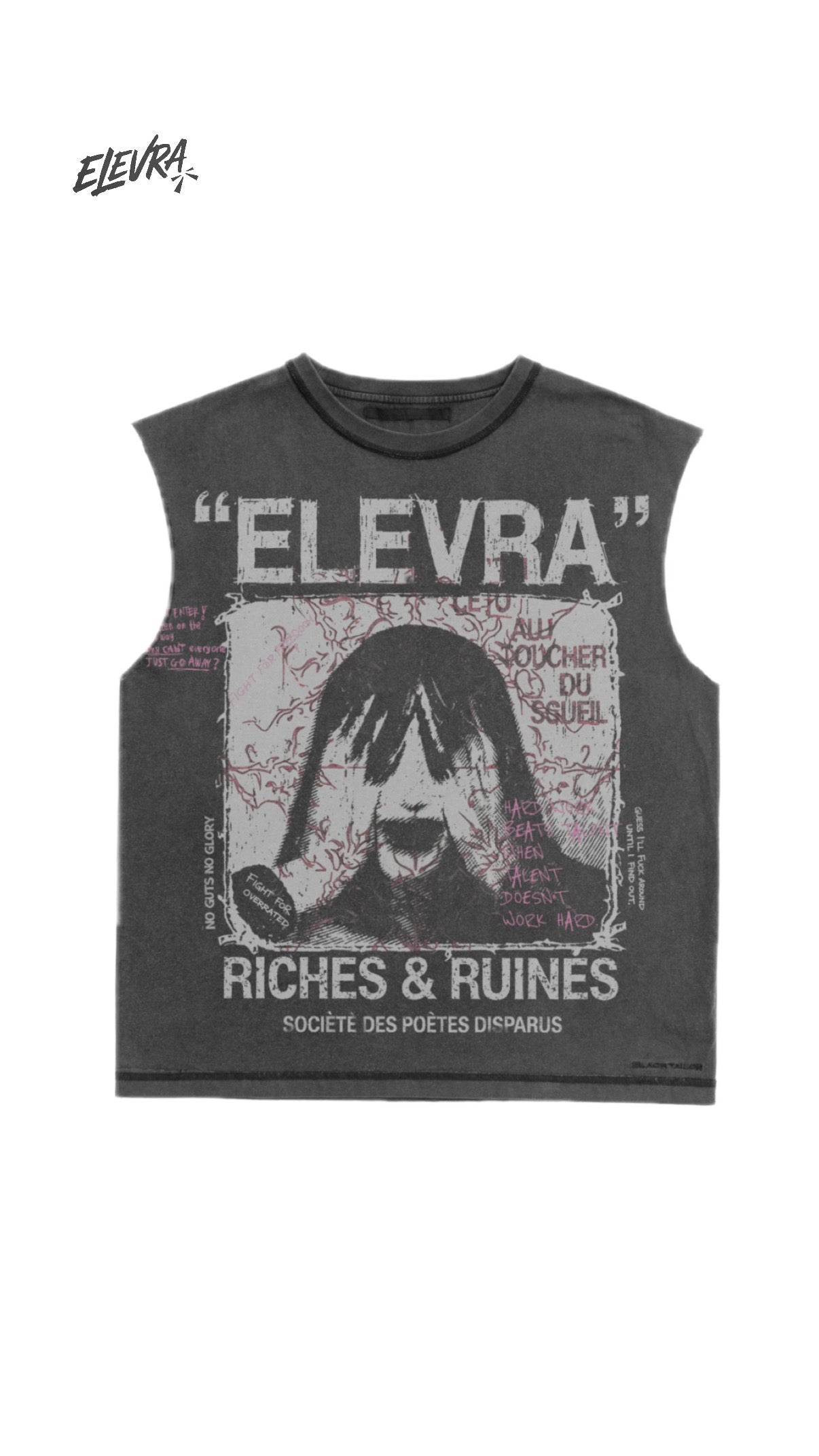 Elevra sleeve less T-shirt